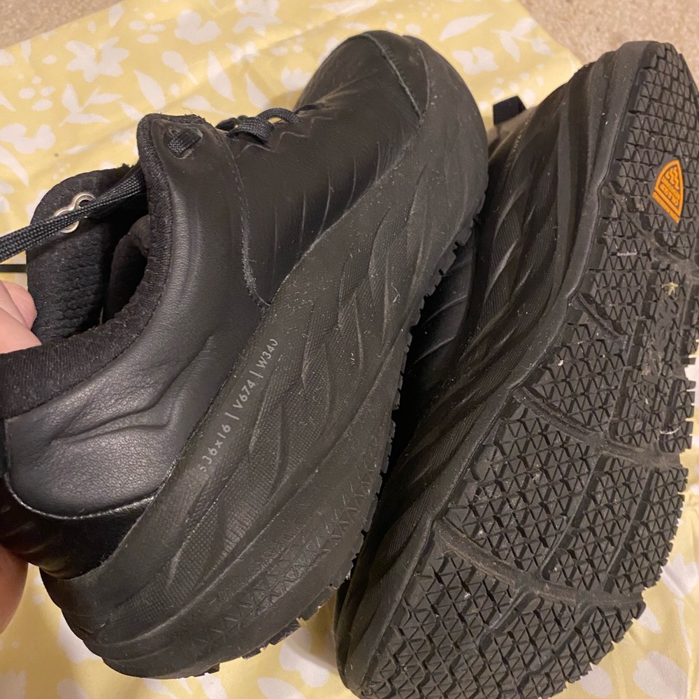 Hoka Leather Non-slip work shoes